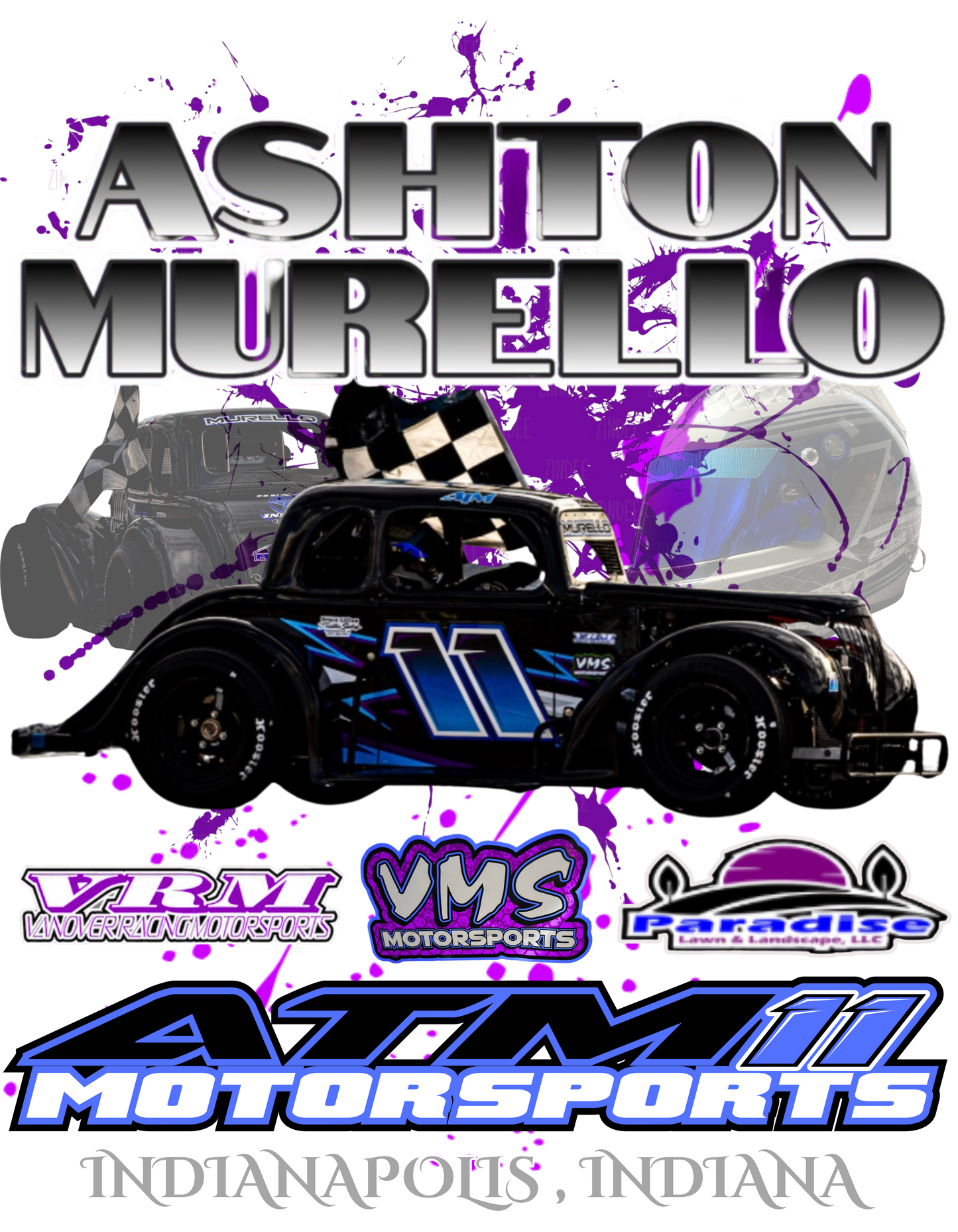 ***YOUTH***Ashton Murello Purple/Blue Legend Shirts