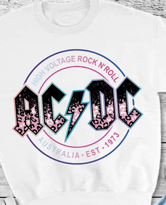 ACDC Pink leopard Shirt