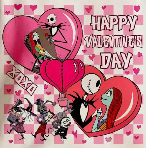 Jack and Sally Valentine Shirt