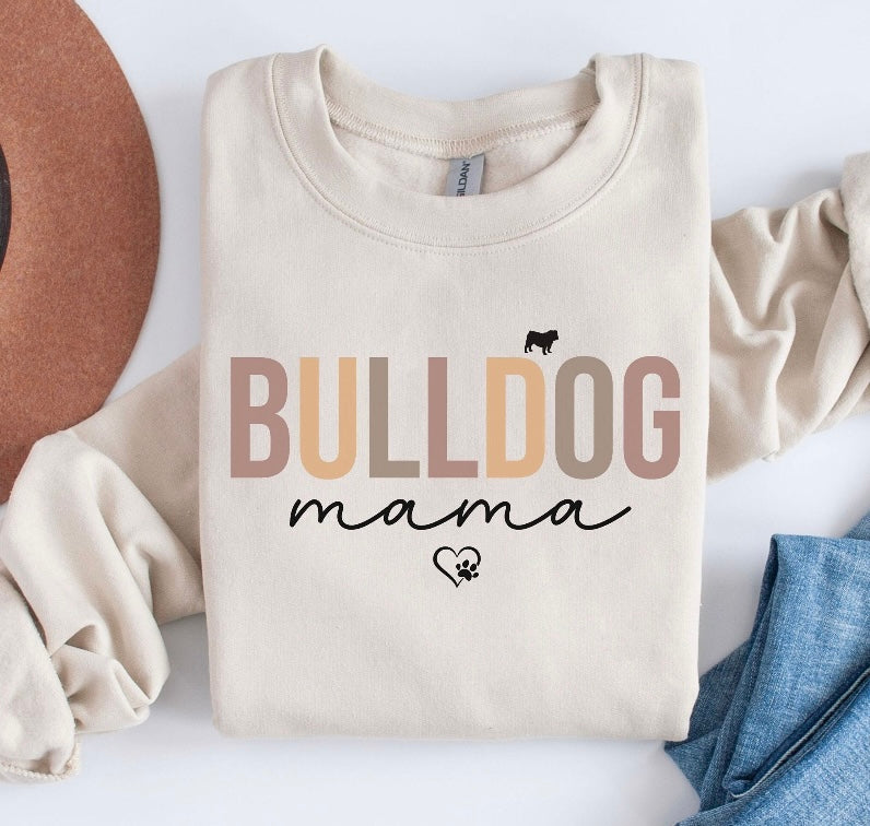 Bulldog Mama Beige Shirt