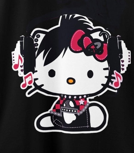 Hello Kitty Headphones Shirt