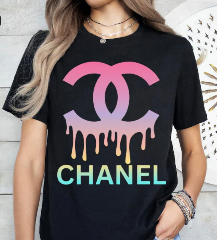 Neon Ombre Drip CC Shirt