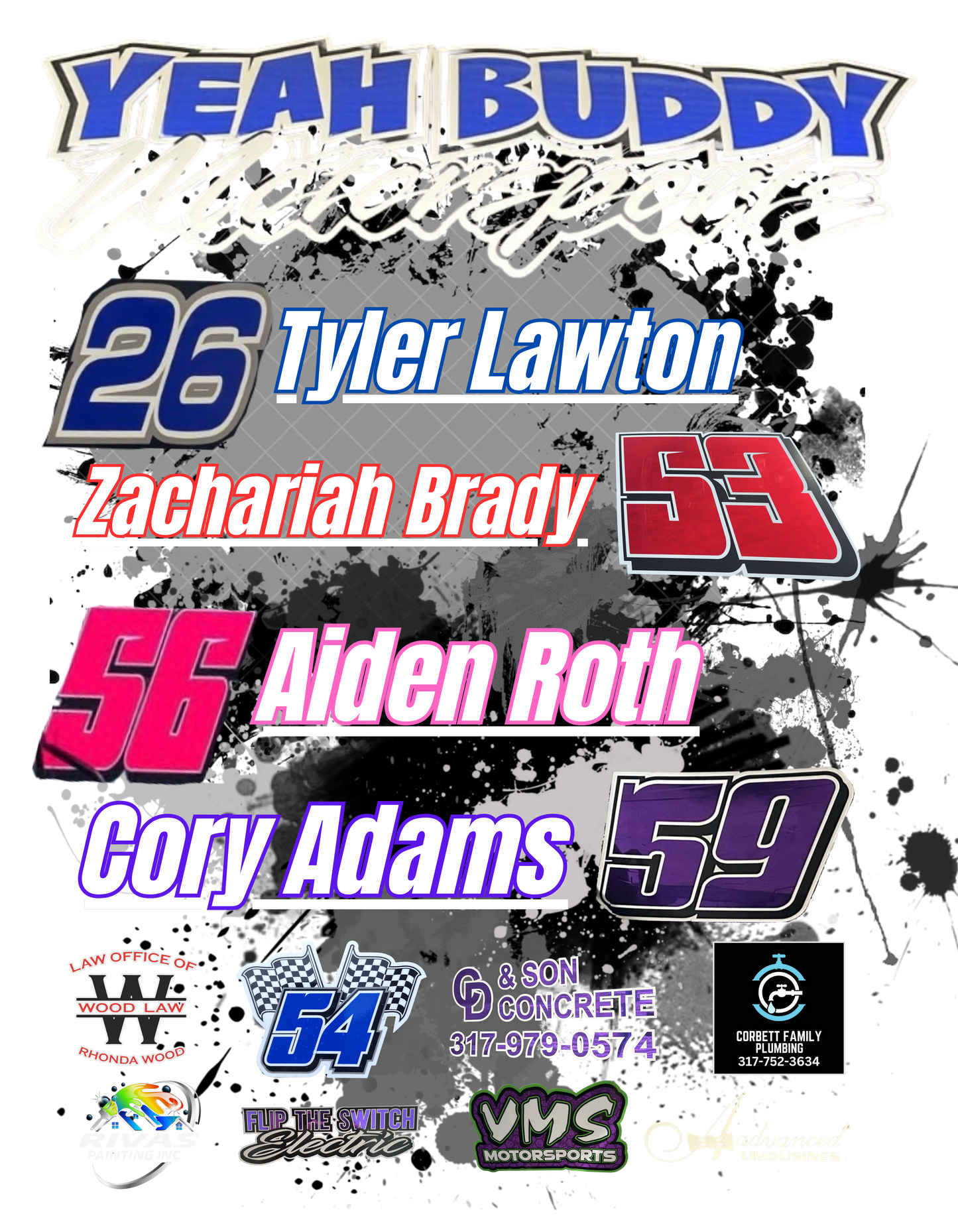 ***YOUTH*** Yeah Buddy Motorsports Team Shirts