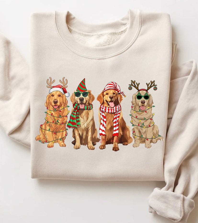 Golden retriever Christmas Shirt