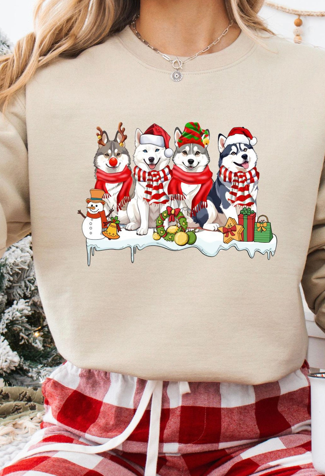 Husky Christmas Shirt