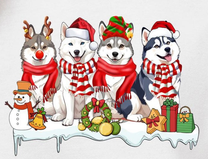 Husky Christmas Shirt