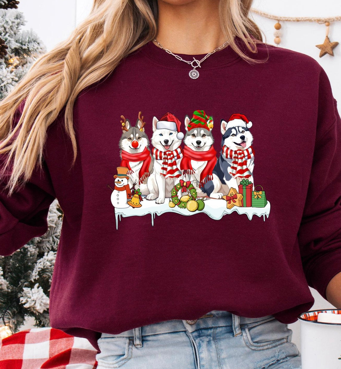 Husky Christmas Shirt