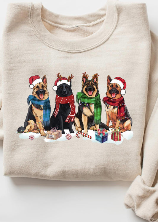 German Shepard Christmas Shirt