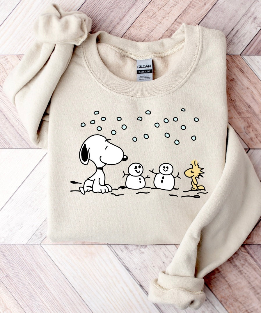 Snoopy and Woodstock Xmas Shirt