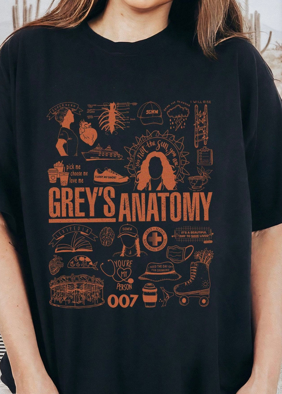 Grey's Anatomy Collage Shirt