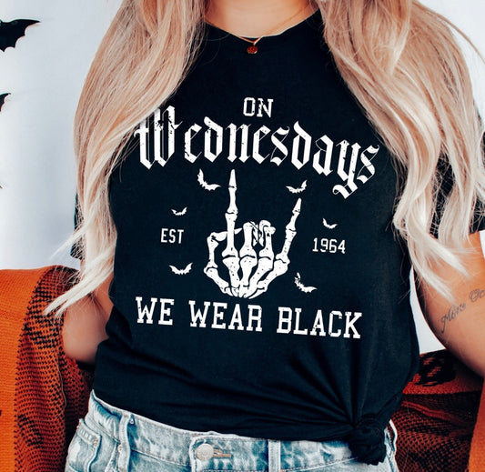 We wear Black Skull Shirt