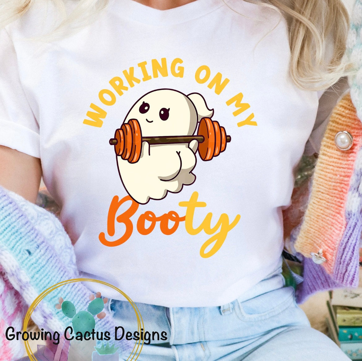 Working on my Booty Shirt