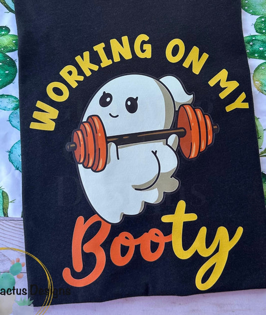 Working on my Booty Shirt