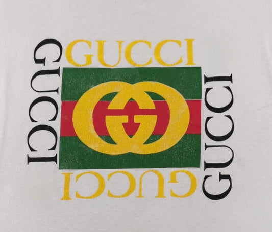 Red, Green, Gold Gucci Shirt