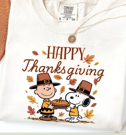 Youth Charlie Brown Thanksgiving Shirts