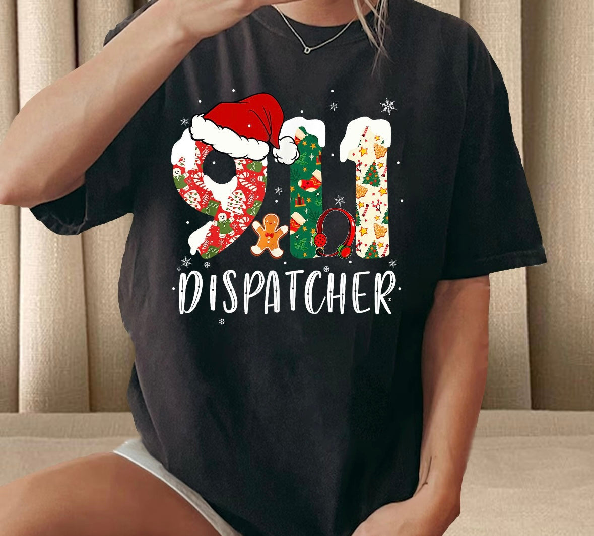 911 Dispatcher Xmas Shirt
