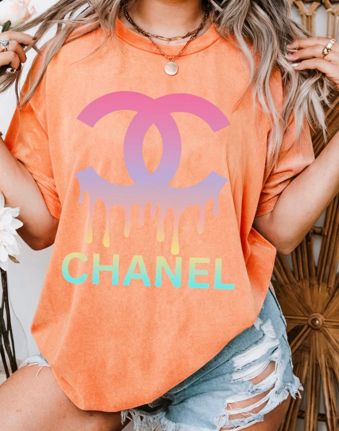 Neon Ombre Drip CC Shirt