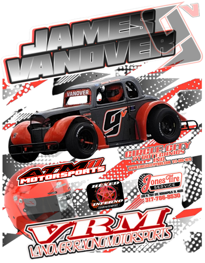 ***YOUTH***James Vanover Grey and Orange Shirts