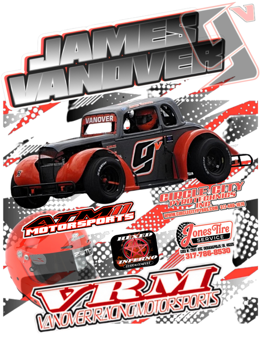 ***YOUTH***James Vanover Grey and Orange Shirts