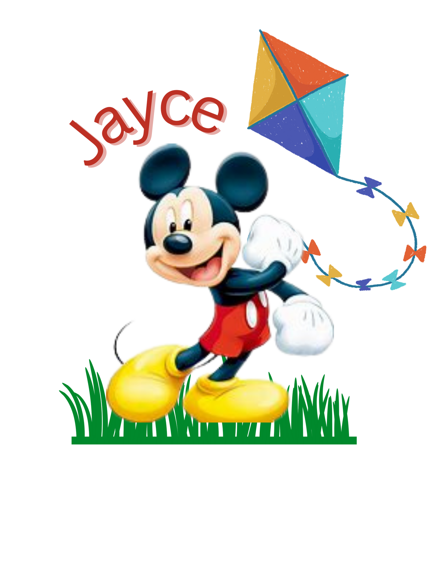 Custom Name Mickey Mouse Shirt (Youth)