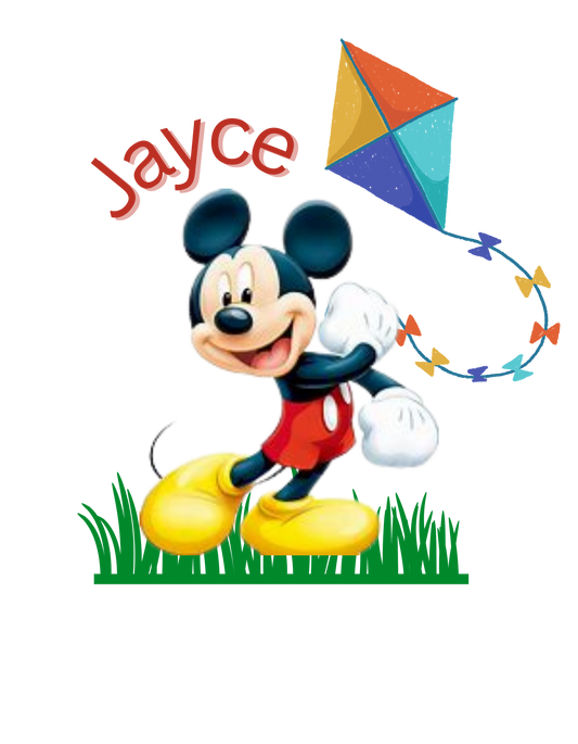 Custom Name Mickey Mouse Shirt (Youth)