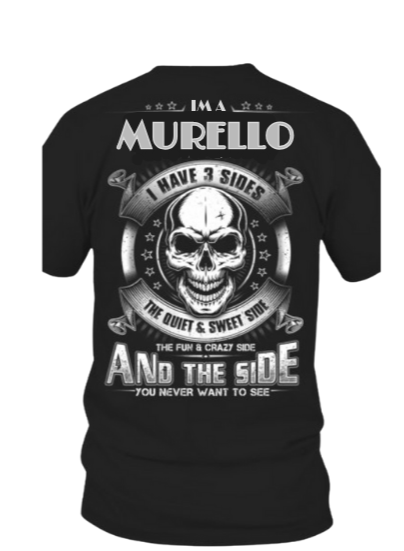 I have 3 Sides custom Name Shirt