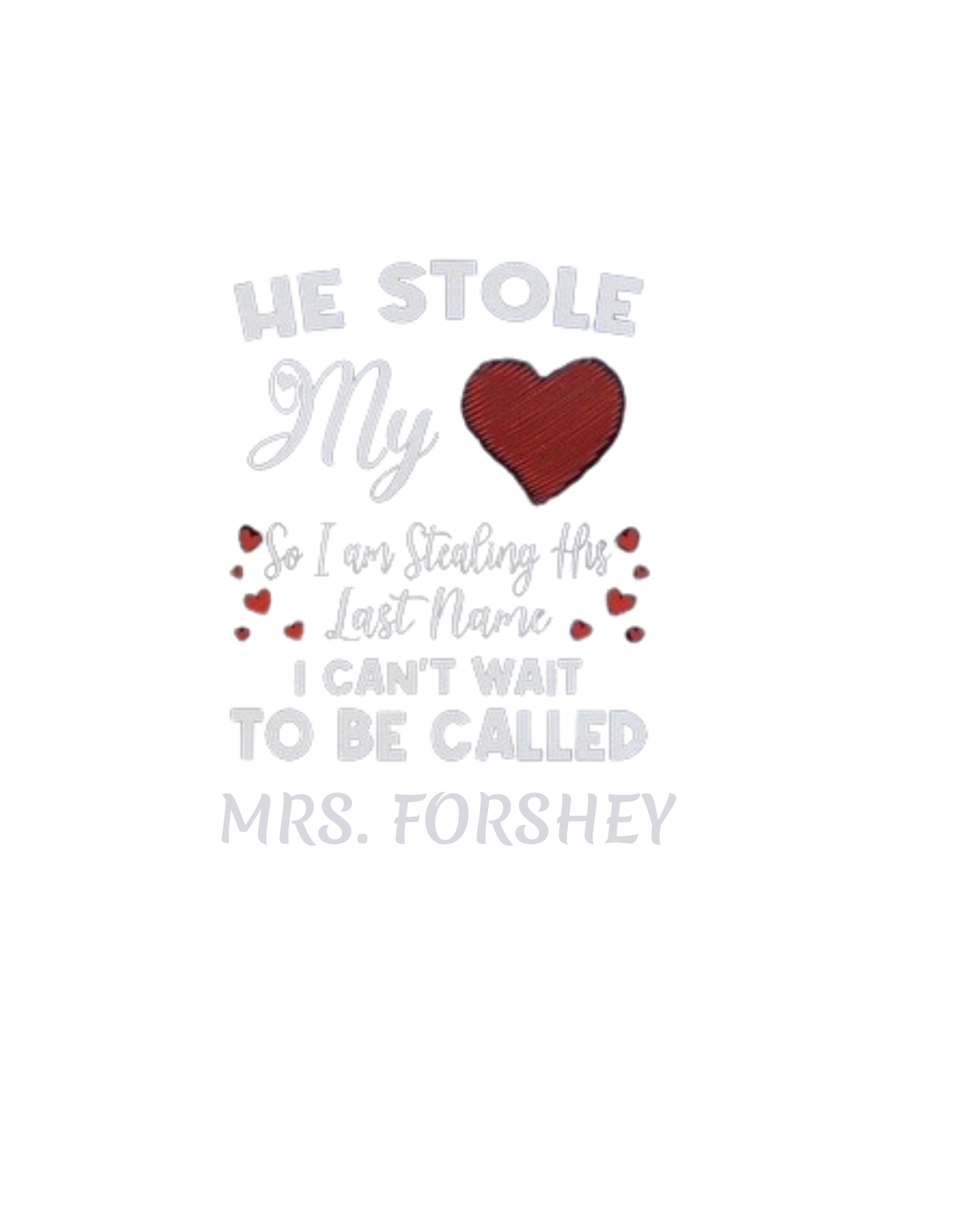 Mrs. Custom Name Shirt