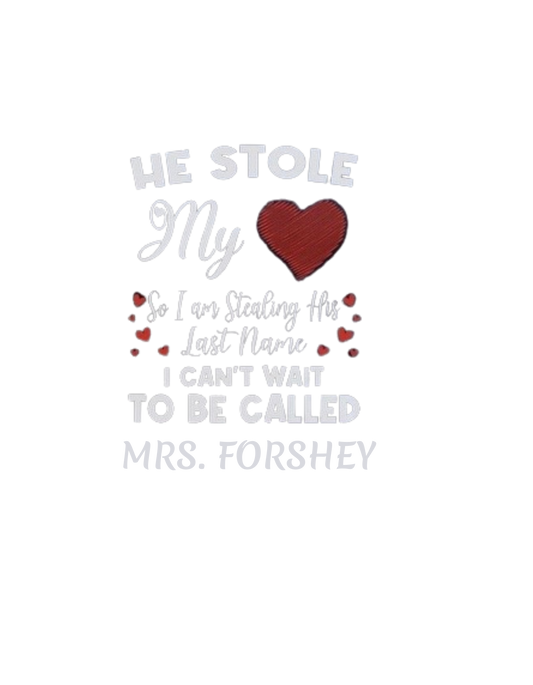 Mrs. Custom Name Shirt