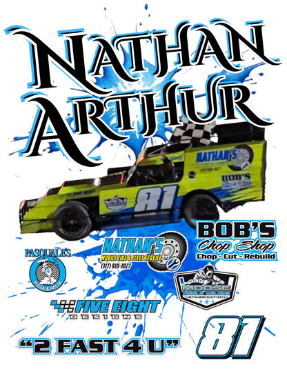 ***YOUTH***Nathan Arthur Minni Car Shirts