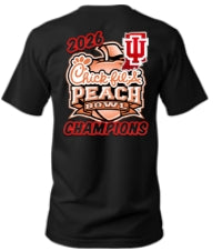IU Peach Bowl Champion Shirts (Front and back Design)
