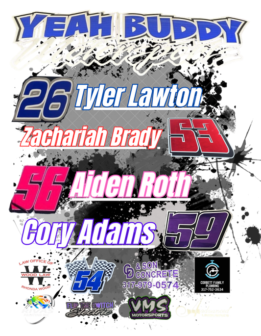 ***YOUTH*** Yeah Buddy Motorsports Team Shirts